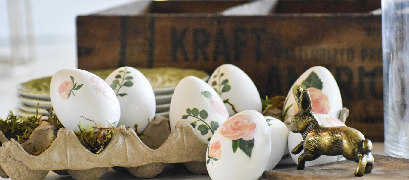 Easy DIY Decoupage Easter Eggs