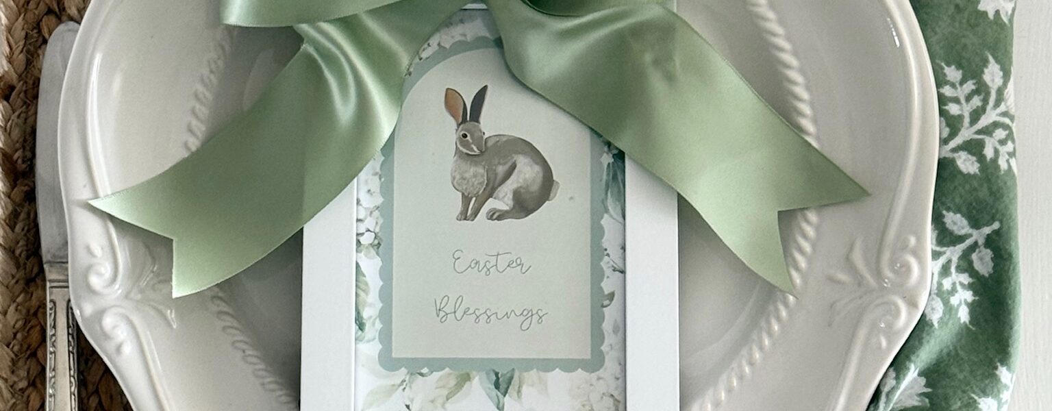 Last-Minute Way to Elevate Your Easter Table (With a Free Printable!)