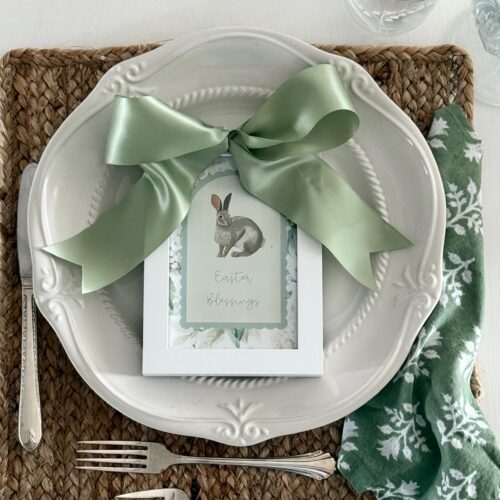 Last-Minute Way to Elevate Your Easter Table (With a Free Printable!)